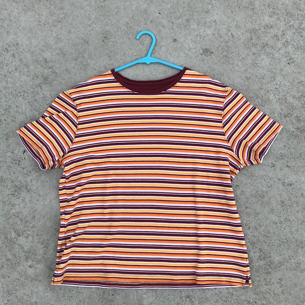 Striped Karen Scott t-shirt